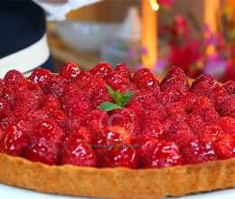 Tarte à la crème au citron et aux fraises